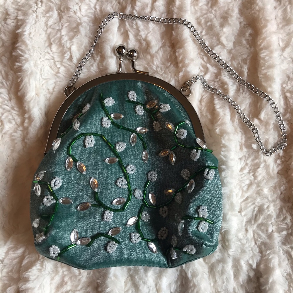 Satin clutch